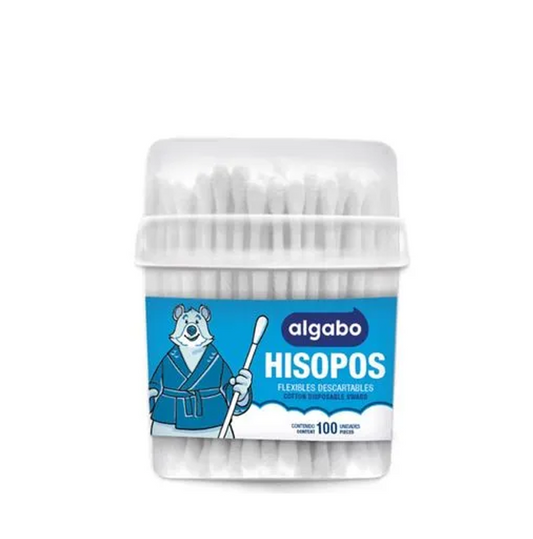 ALGABO hisopos tubo x 100 unidades
