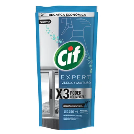CIF VIDRIOS repuesto 450 ml