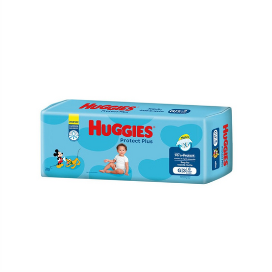 HUGGIES PROTECT PLUS TALLE G 8 UNI