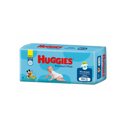 HUGGIES PROTECT PLUS TALLE M 8 UNI