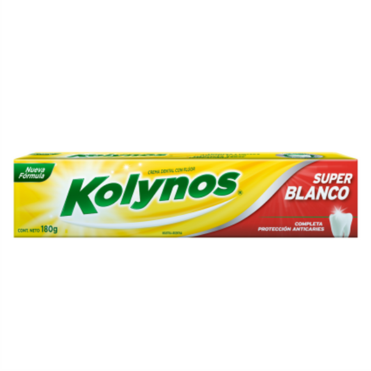 KOLYNOS Crema Dental SUPER BLANCO 180 GR