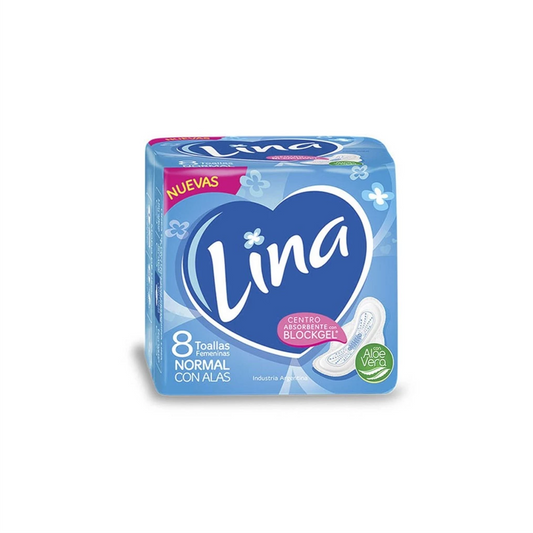 LINA Toalla NORMAL con ALAS 8UN