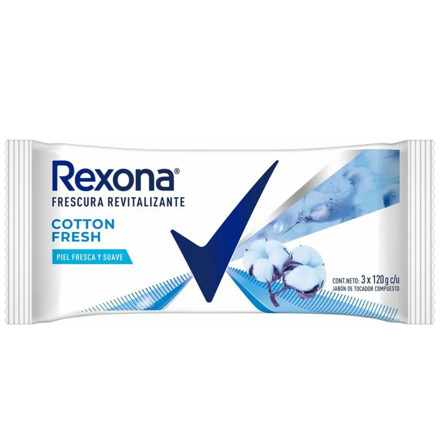 REXONA Jabon COTTON FRESH TRIPACK