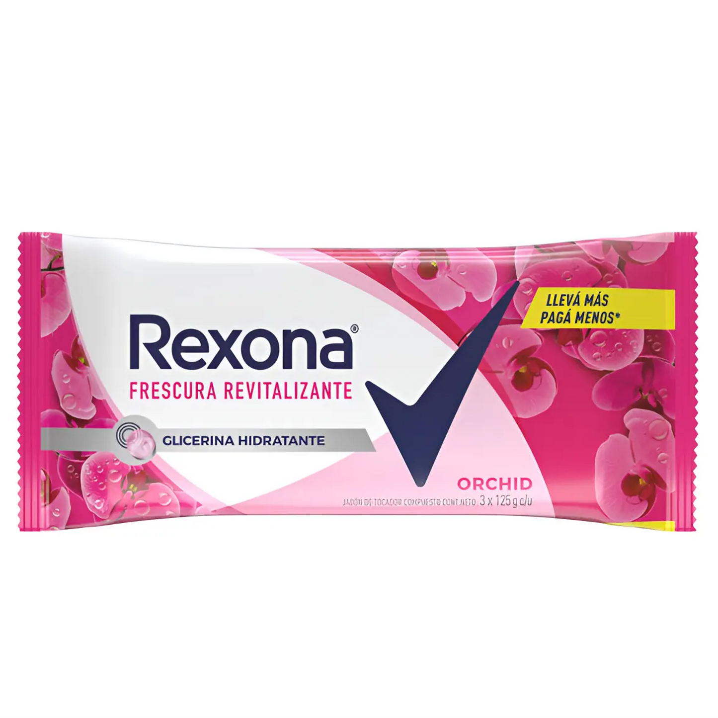 REXONA Jabon ORCHID FRESH TRIPACK