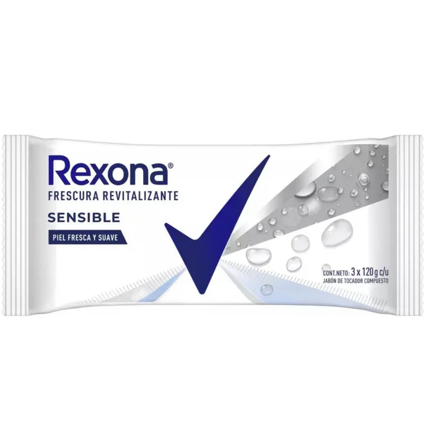 REXONA Jabon SENSIBLE FRESH TRIPACK