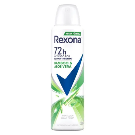 REXONA MUJER desodorante BAMBOO ALOE VERA