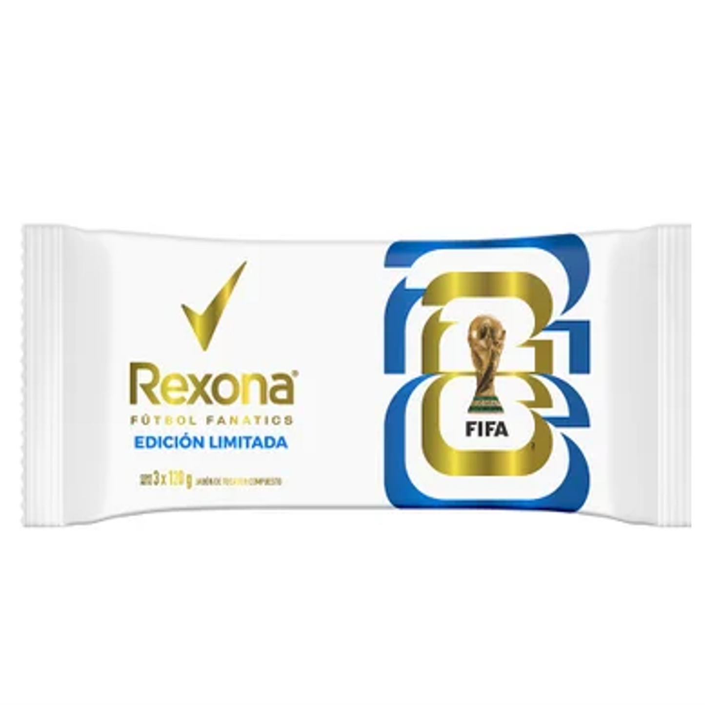 REXONA Jabon FUTBOL FANATICS TRIPACK