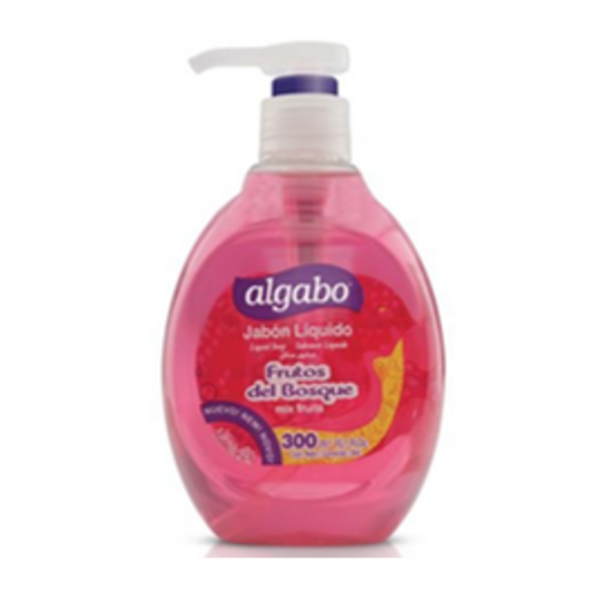 ALGABO jabon liq. 300 ml FRUTO BOSQUE-VALVULA o TAPA