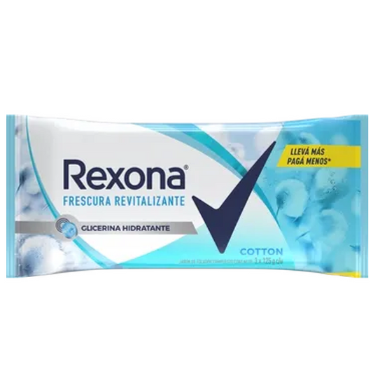REXONA Jabon COTTON FRESH TRIPACK