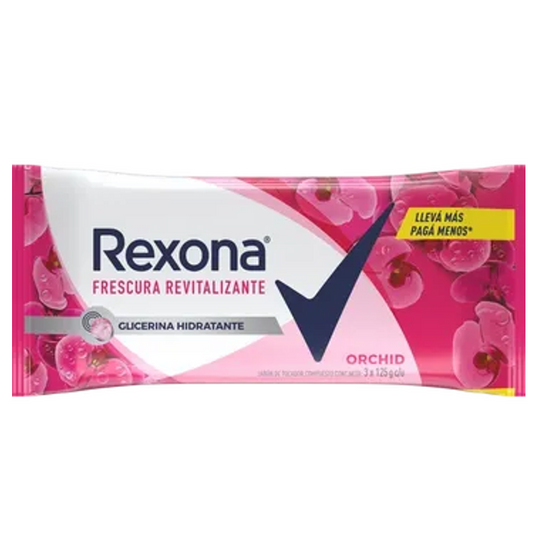 REXONA Jabon ORCHID FRESH TRIPACK