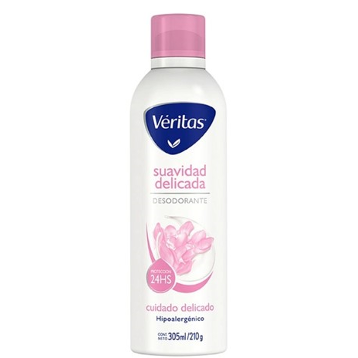 VERITAS AEROSOL DEO SUAVIDAD DELICADA 210g