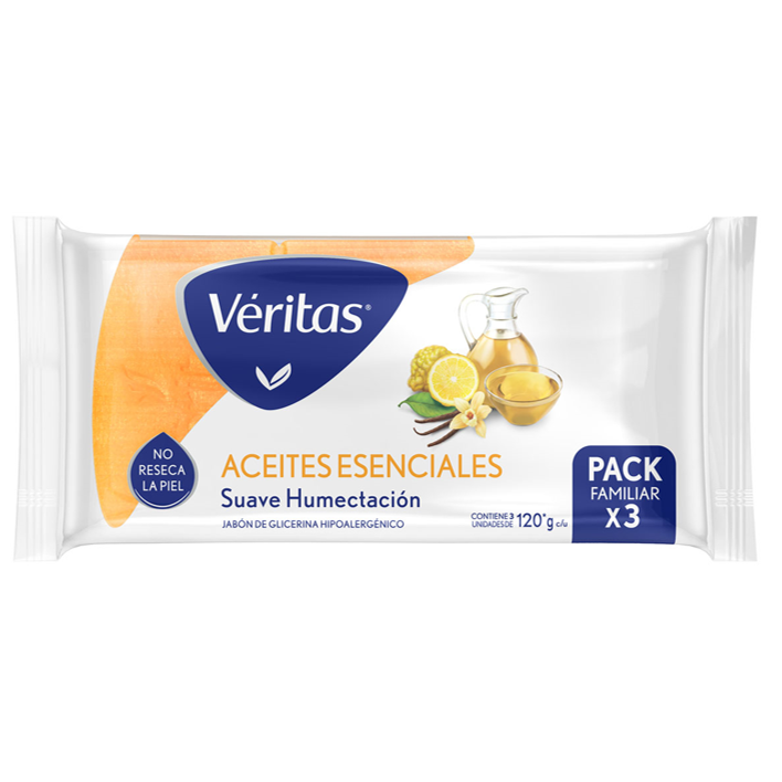 VERITAS TRIPACK JAB.GLIC.AC. ESENCIALES