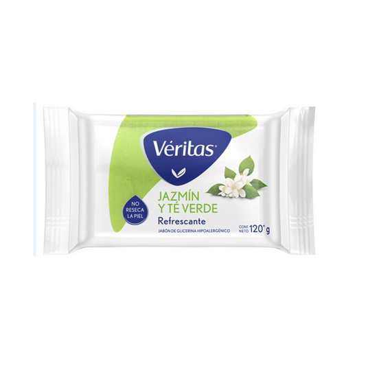VERITAS JABON GLICERINA JAZMIN Y TE VERDE