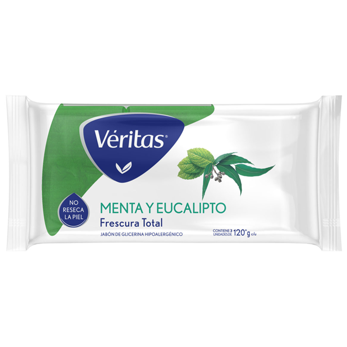 VERITAS TRIPACK JAB.GLIC.MENTA Y EUCALIPTO