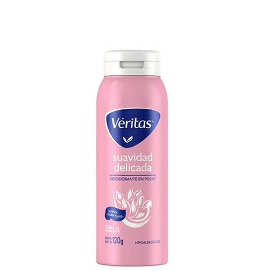 VERITAS POLVO DES. SUAVIDAD DELICADA 120g