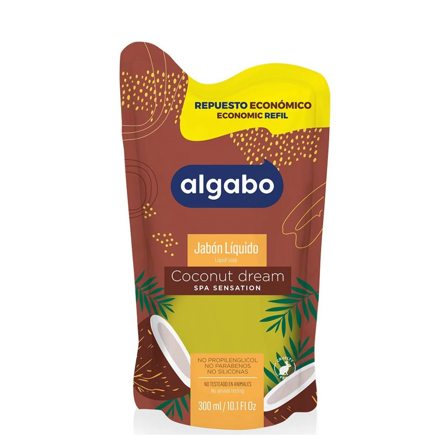 ALGABO jabon liq. 300 ml COC&VAINI-REPUESTO