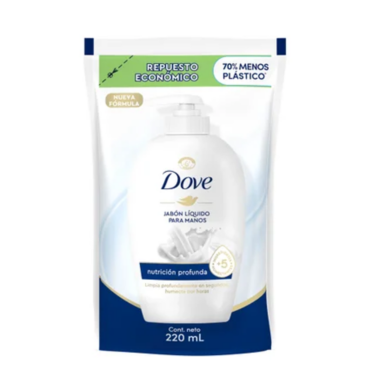 DOVE Jabon Liquido ORIGINAL 220 ml