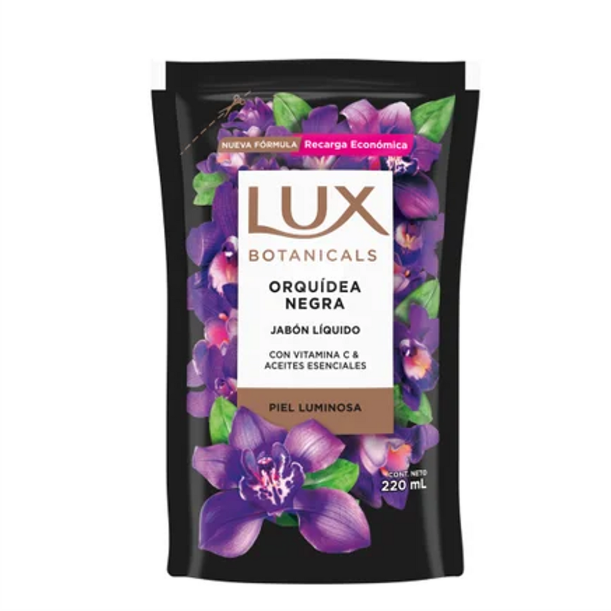 LUX Jabon Liquido ORQUIDEA NEGRA 220 ml