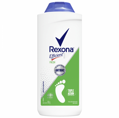 REXONA EFFICIENT FRESH polvo pedico 200g
