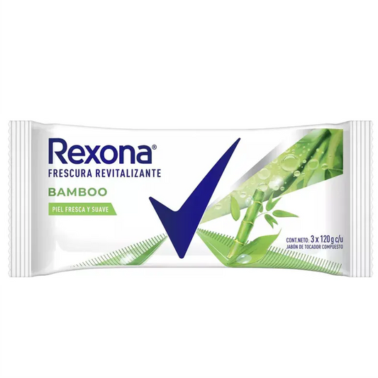 REXONA Jabon BAMBOO FRESH TRIPACK