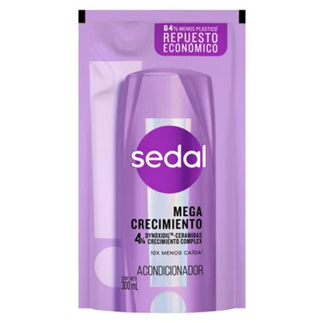 SEDAL AC MEGA CRECIMIENTO DOYPACK 300 ML
