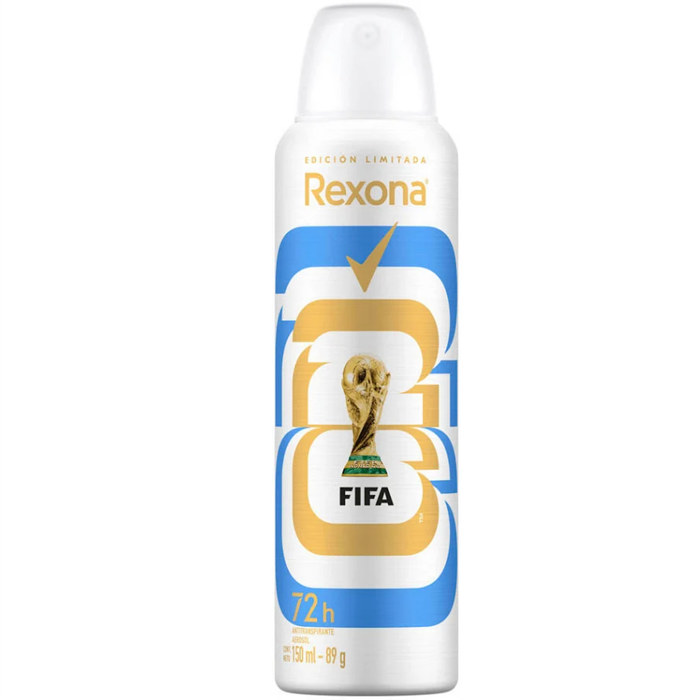 REXONA MUJER desodorante FUTBOL FANATICA