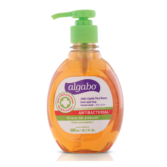 ALGABO jabon liq. 300 ml ANTIBACTERIAL-VALVULA o TAPA