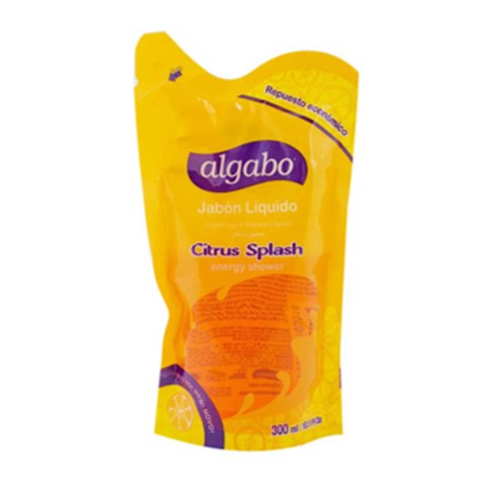 ALGABO jabon liq. 300 ml CITRUS S-REPUESTO