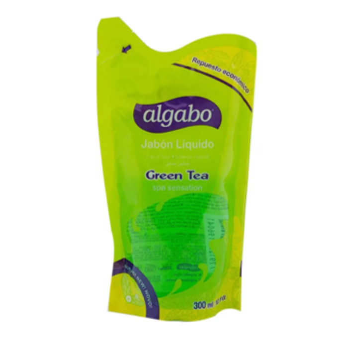 ALGABO jabon liq. 300 ml GREEN TEA-RESPUESTO